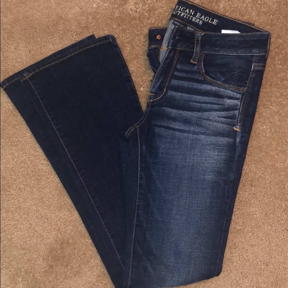 American Eagle skinny kick jeans